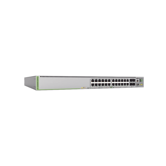 Switch L3, Stack, 20 puertos 1G POE+, 4 MultiGigabit POE+, 4 puertos SFP+, PSU FIJA