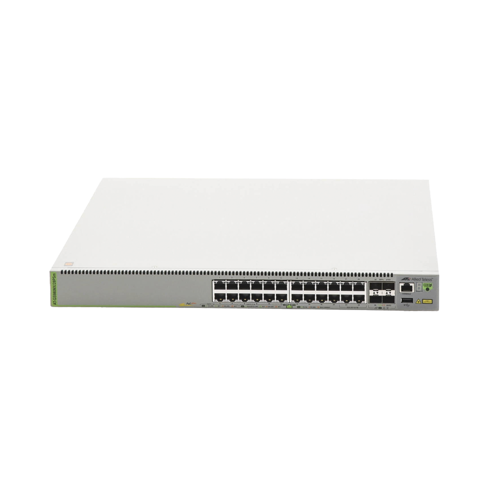 Switch L3, Stack, 20 puertos 1G POE+, 4 MultiGigabit POE+, 4 puertos SFP+, PSU FIJA