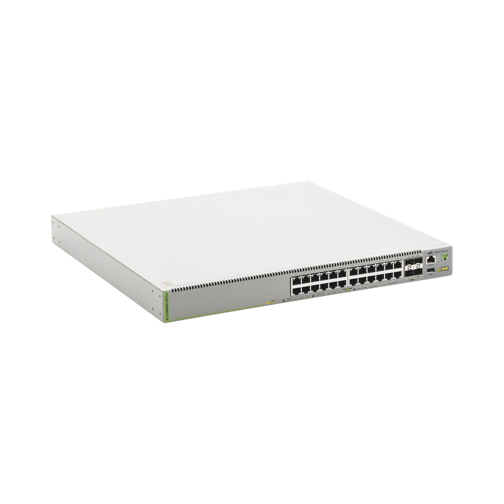 Switch L3, Stack, 20 puertos 1G POE+, 4 MultiGigabit POE+, 4 puertos SFP+, PSU FIJA