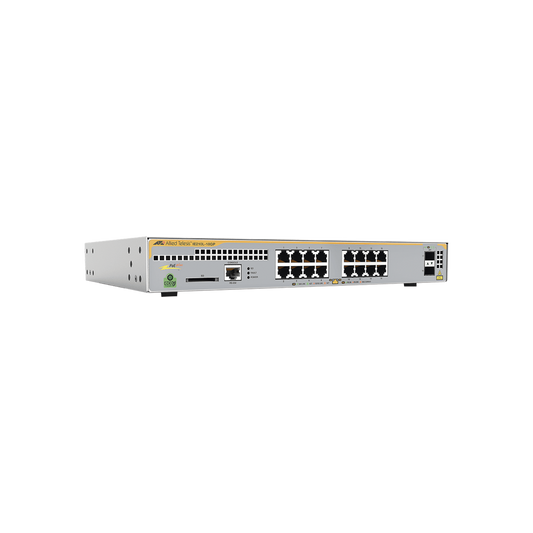 Switch Industrial-Lite PoE+ administrable capa 2 de 16 Puertos 10/100/1000 Mbps + 2 puertos SFP, 247 W