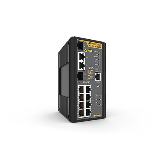 Switch Industrial PoE+ administrable de 8 Puertos 10/100/1000 Mbps + 2 puertos SFP Combo, 120 W