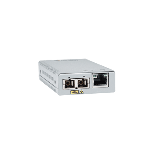 Convertidor de medios Gigabit Ethernet a fibra óptica, conector SC, monomodo (SMF), versión TAA (Trade Agreement Act), 10 Km