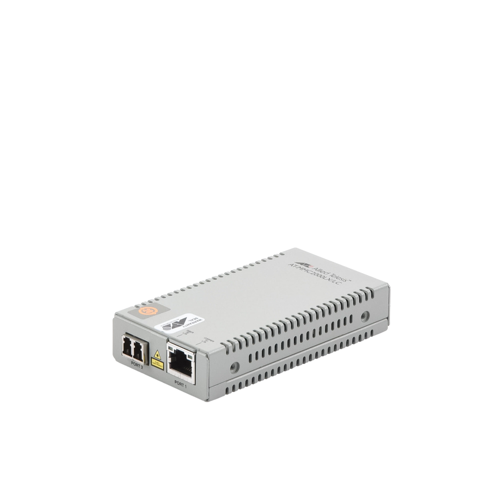Gigabit Ethernet to Fiber Media Converter, LC Connector, Single Mode (SMF), TAA (Trade Agreement Act) Compliant, 10 km