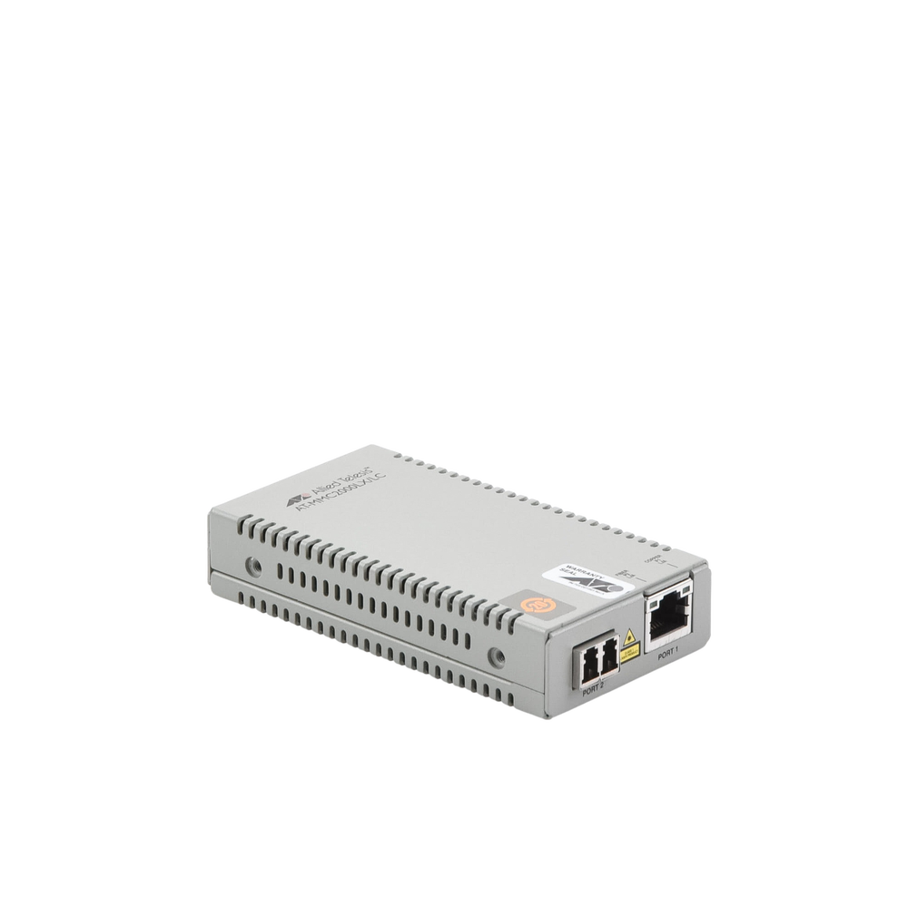Gigabit Ethernet to Fiber Media Converter, LC Connector, Single Mode (SMF), TAA (Trade Agreement Act) Compliant, 10 km