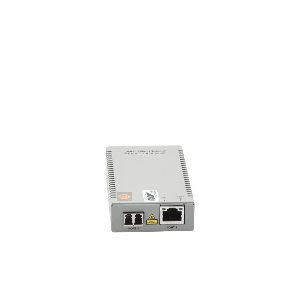 Gigabit Ethernet to Fiber Media Converter, LC Connector, Single Mode (SMF), TAA (Trade Agreement Act) Compliant, 10 km