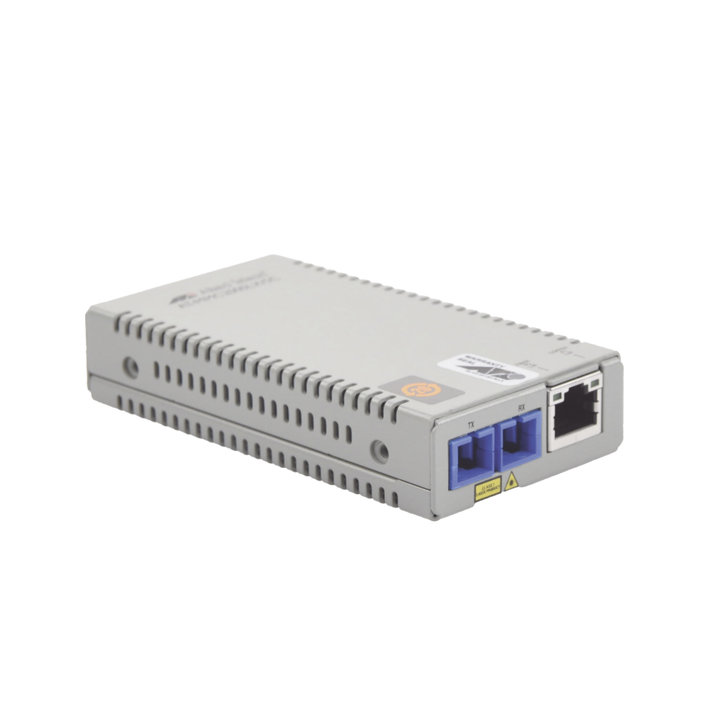 Gigabit Ethernet to Fiber Media Converter, SC Connector, Single Mode (SMF), TAA (Trade Agreement Act) Version, 10 Km
