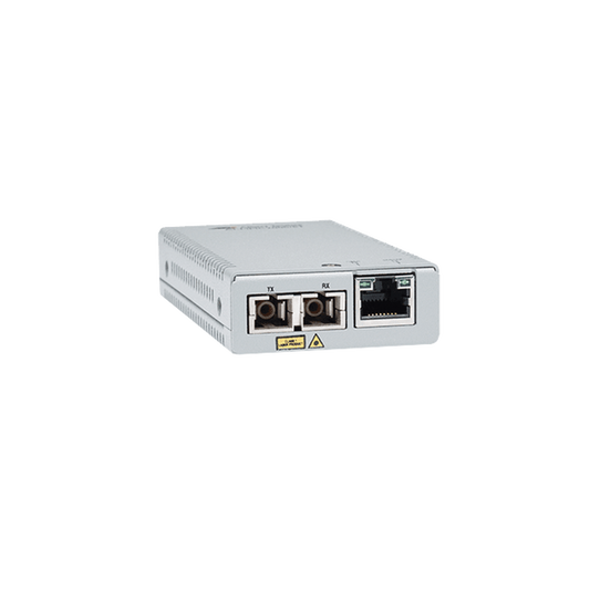 Convertidor de medios Gigabit Ethernet a fibra óptica, conector SC, multimodo (MMF), distancia de 220 hasta 500 m