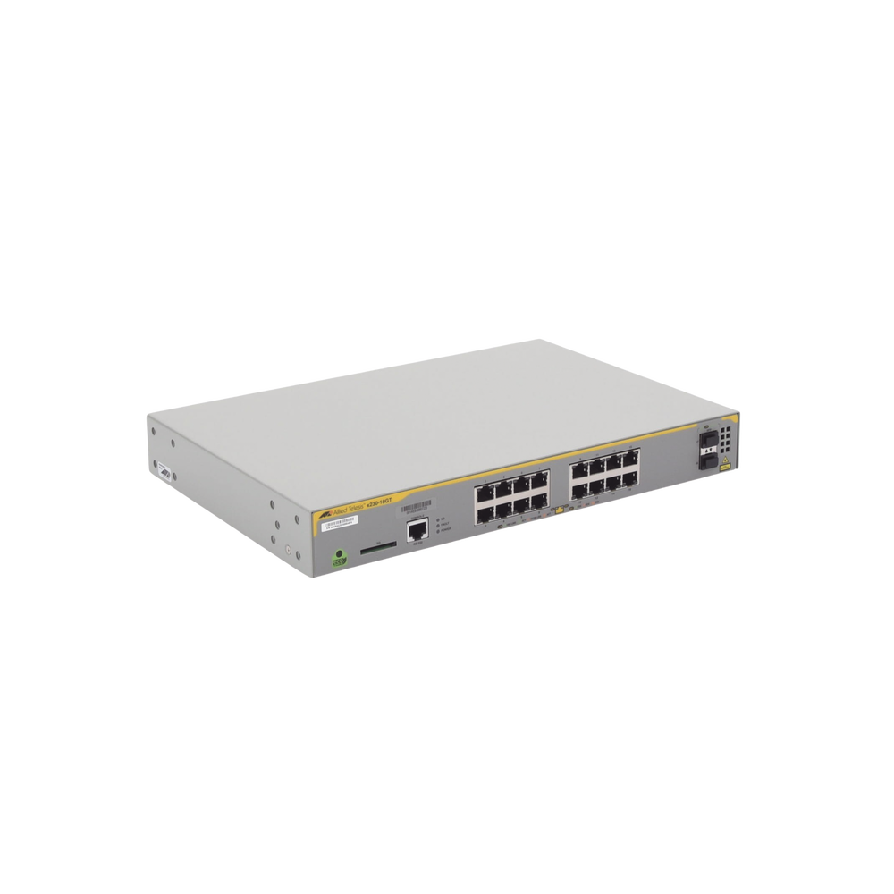Switch Administrable Capa 3, 16 puertos 10/100/1000 Mbps + 2 puertos SFP Gigabit