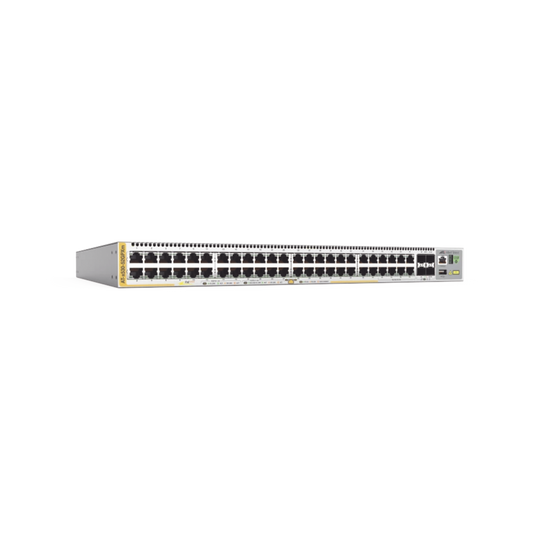 Switch L3 Stackable, 40x 10/100/1000-T PoE+ , 8x 100M/1G/2.5G/5G-T PoE+,4x SFP+, Fuente Redundante, 1 año de NCP
