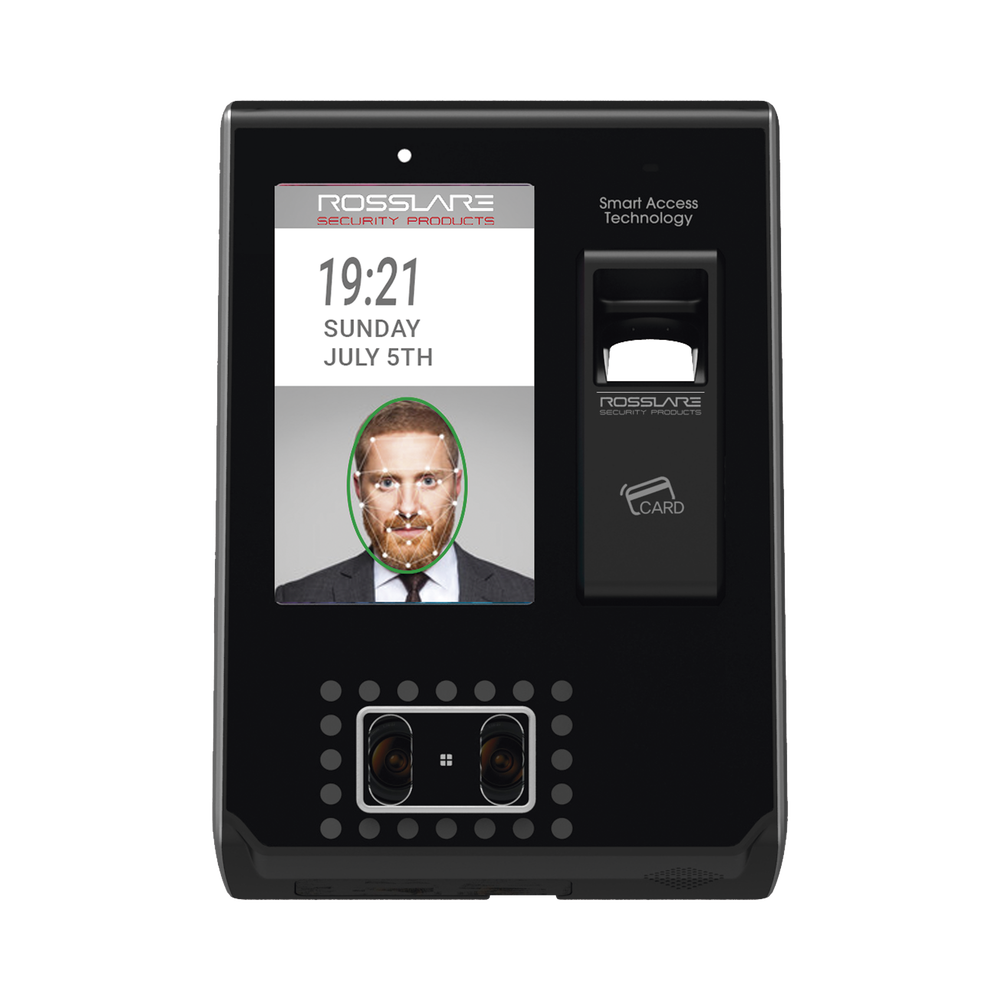 Biometric fingerprint reader and facial recognition with PROX (125Khz) and Mifare (13.56 Mhz) reader