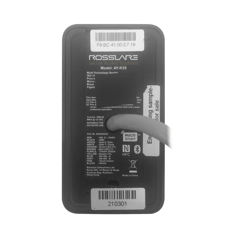 Lector Multitecnologias, Proximidad EM 125KHz/ MIFARE 13.56 MHZ / (BLUETOOTH para uso con tarjetas Móviles)