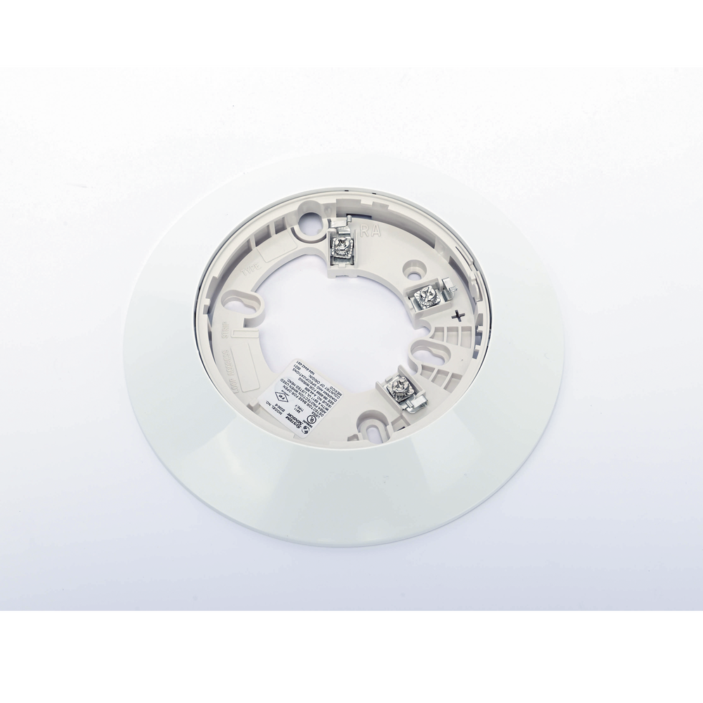 6-Inch Base for Notifier, Farenhyt, Silent Knight, and Fire-Lite Detectors / White / Pack of 10