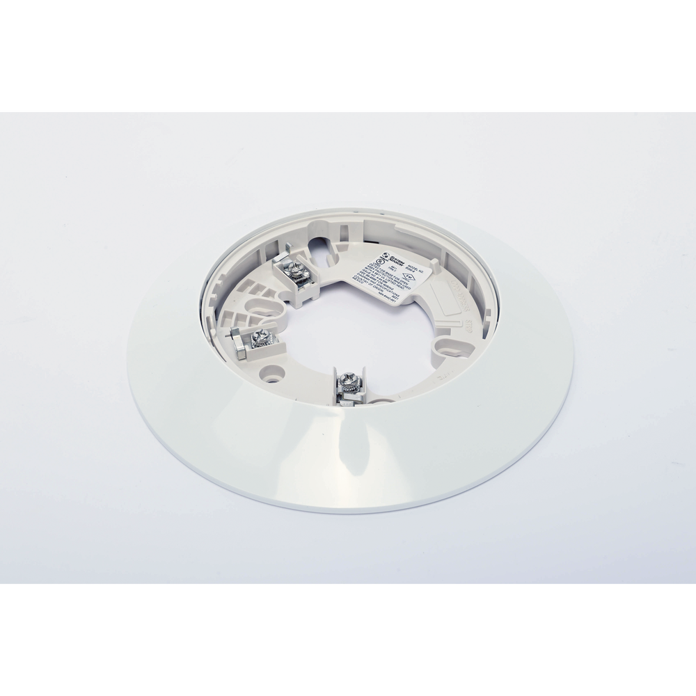 6-Inch Base for Notifier, Farenhyt, Silent Knight, and Fire-Lite Detectors / White / Pack of 10