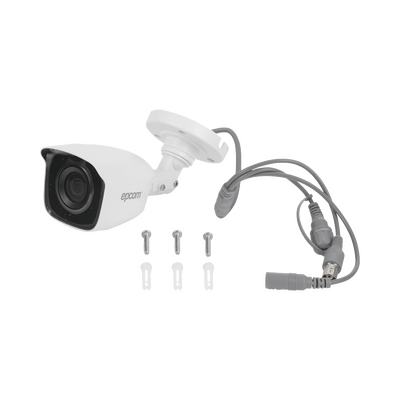 Bala TURBOHD 2 Megapíxeles (1080p) / METALICA / Gran Angular 103° / Lente 2.8 mm / IR EXIR Inteligente 20 mts / Exterior