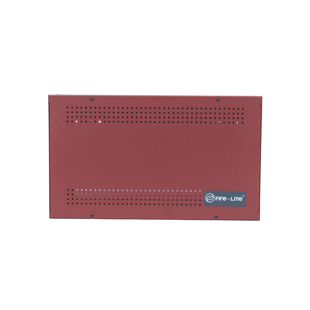 Gabinete para dos baterías de respaldo de 18 AH. Aplicaciones para sistemas de detección de incendio (FAS).