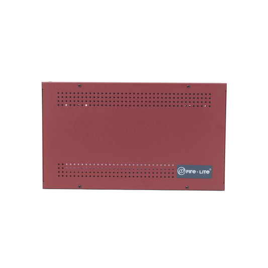 Gabinete para dos baterías de respaldo de 18 AH. Aplicaciones para sistemas de detección de incendio (FAS).