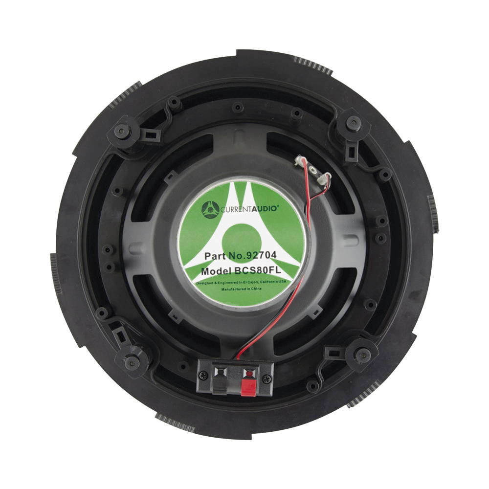Contractor Series 8-inch 8-ohm Ceiling Speaker with FastLoc Grille, 5-60 Watts, Pair
