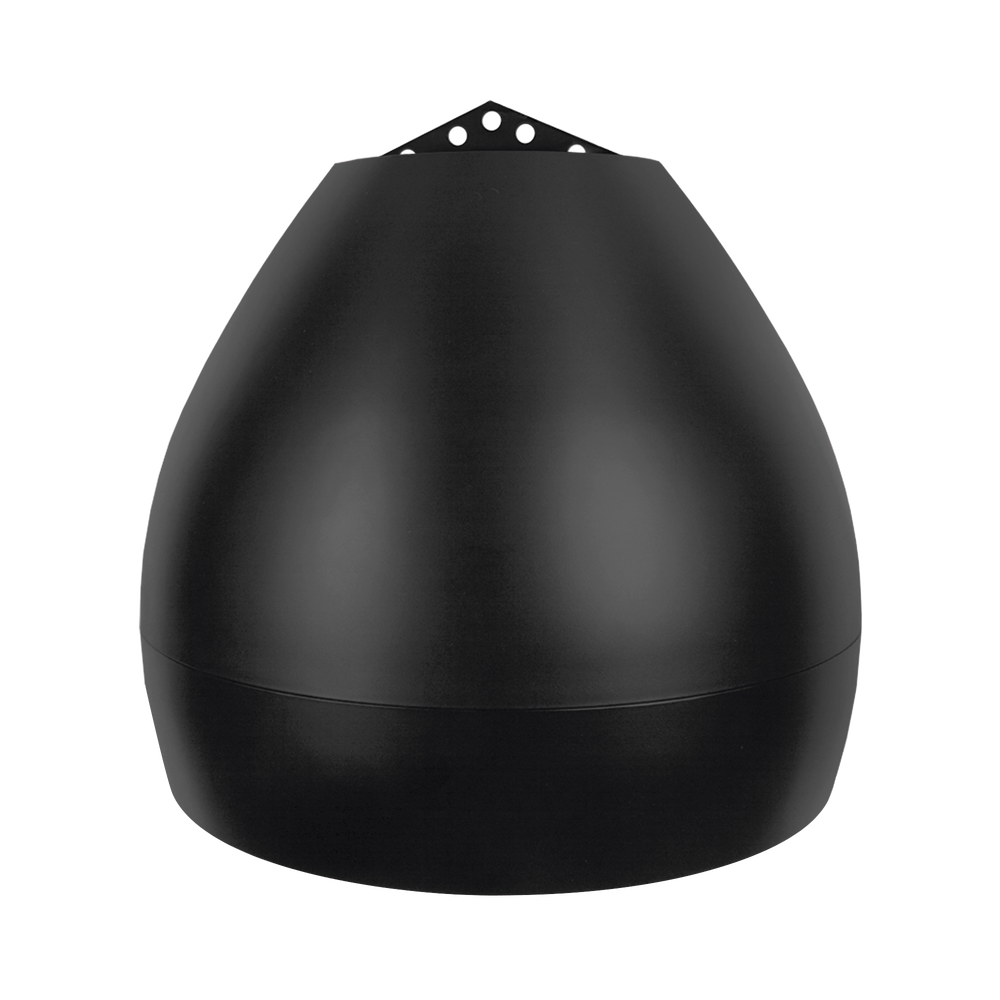 Beat Drop 8" Commercial Pendant Speaker with Gripple Pendant Kit. 70V | 100V | 8 Ohms, 5-125 Watts, Black