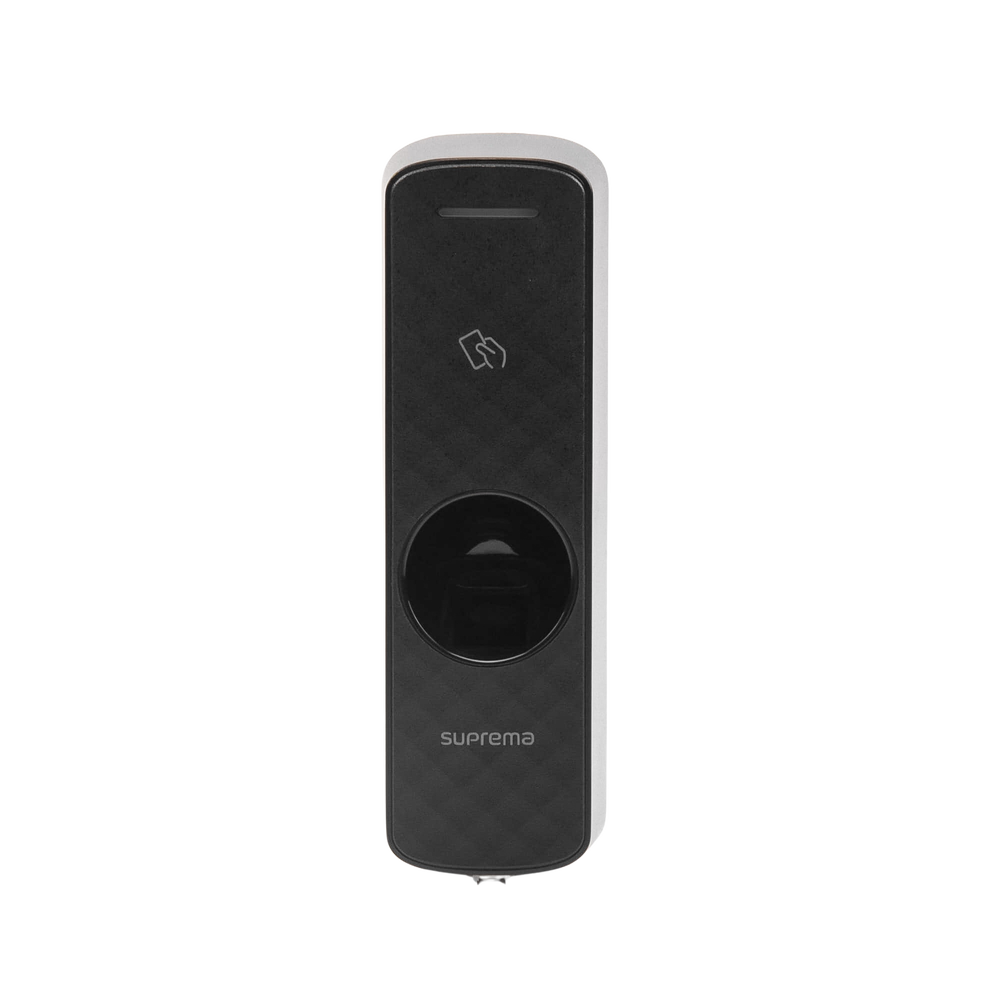 Slave Fingerprint Reader, compatible with any 2nd-generation Suprema reader. Multi-format (125KHz EM) (13.56MHz MIFARE, DESFire/EV1, FeliCa, NFC)
