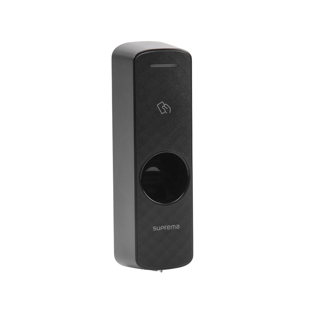 Slave Fingerprint Reader, compatible with any 2nd-generation Suprema reader. Multi-format (125KHz EM) (13.56MHz MIFARE, DESFire/EV1, FeliCa, NFC)