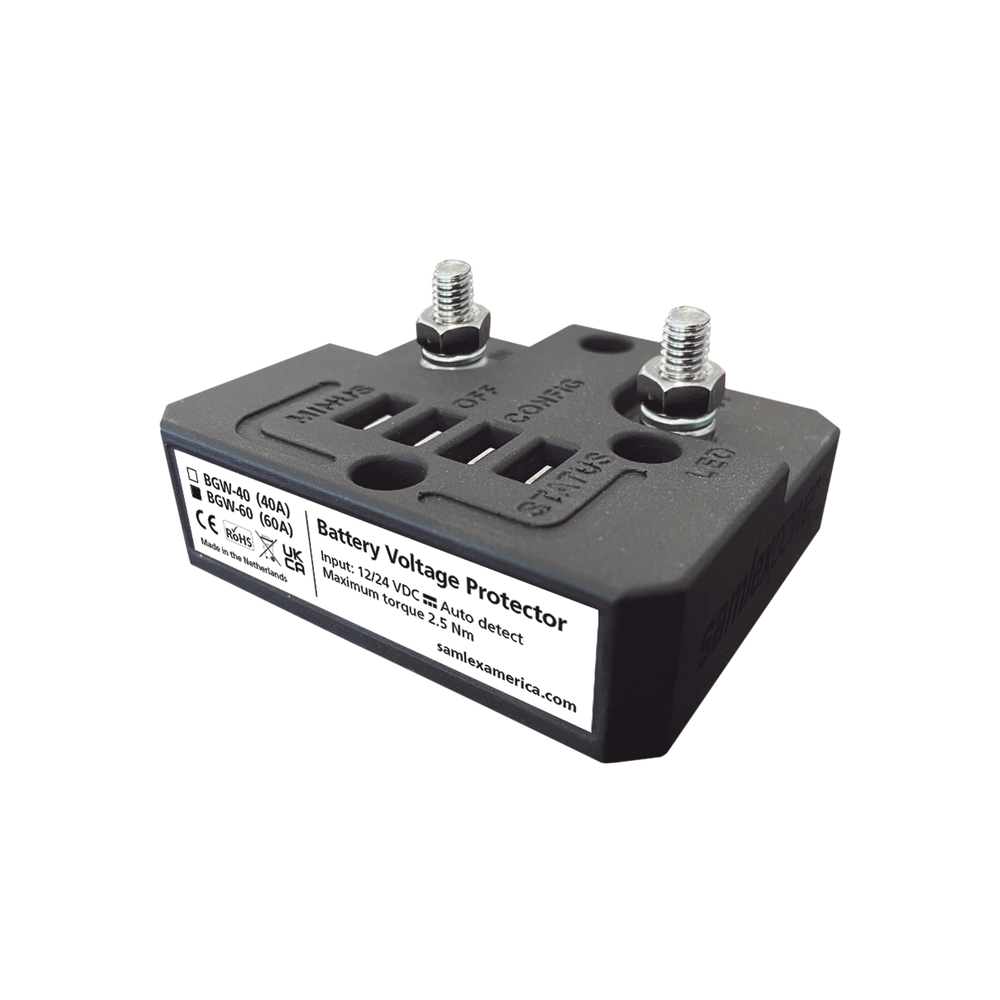 PROTECTOR DE BATERIA A PRUEBA DE AGUA 60 AMP / ENT: 6-35VDC