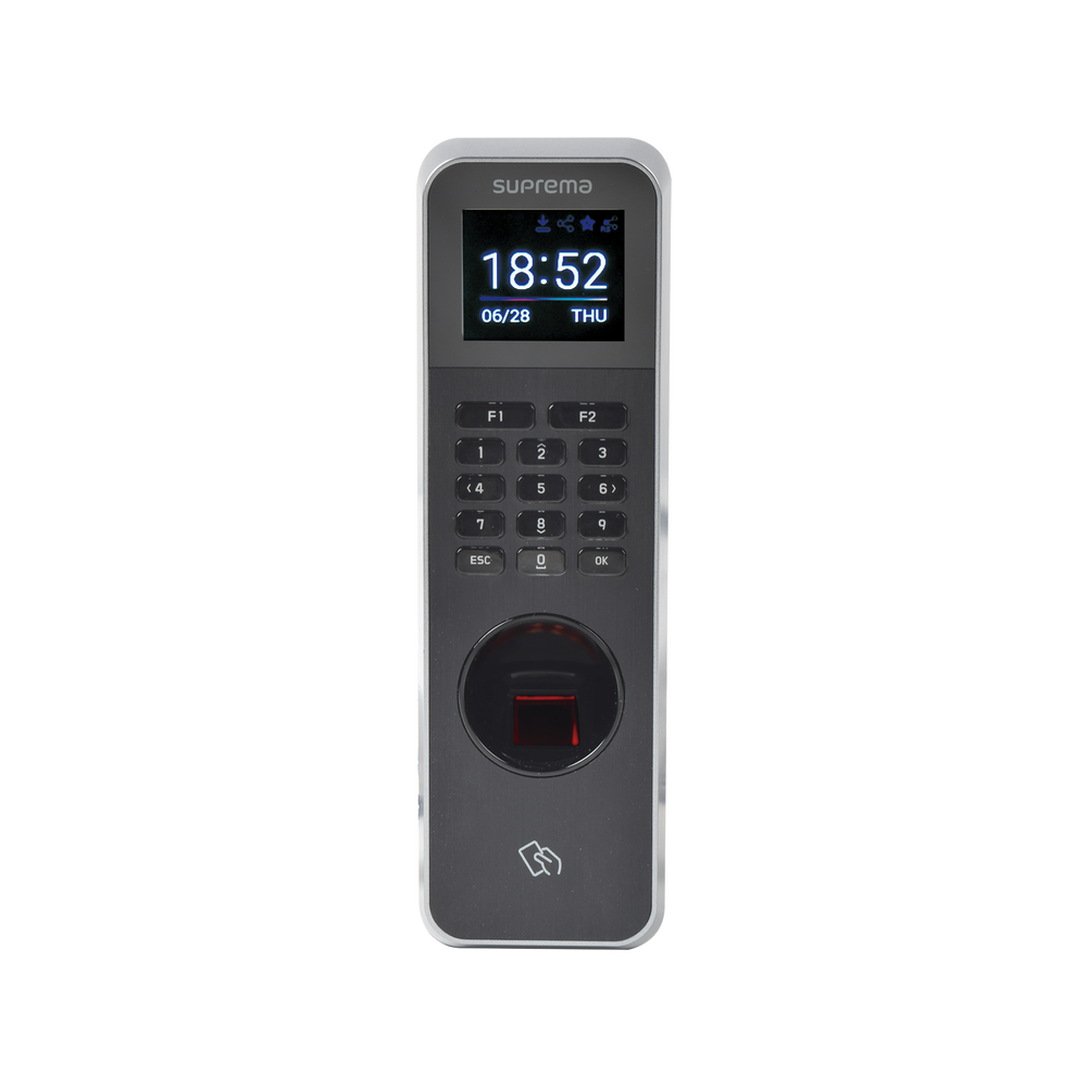 Lector de Huella IP67 Con Teclado y Lector de Tarjetas RFIDNFC y  (125kHz EM, HID Prox &13.56Mhz MIFARE, MIFARE Plus, DESFire/EV1, FeliCa, iCLASS SE/SR),NFC y BLUETOOTH