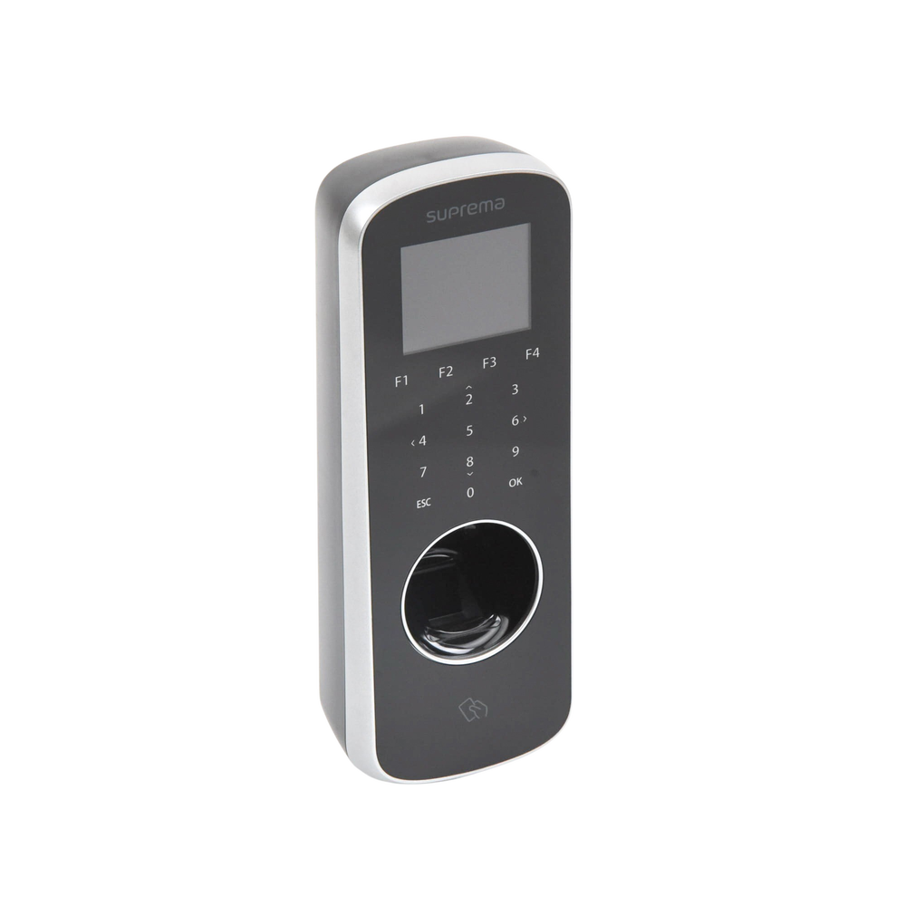 BioStation L2 Slim Fingerprint Reader with Touch Keypad and 13.56 MHz MIFARE®/ NFC / DESFire/ DESFire EV1/ Felica Reader