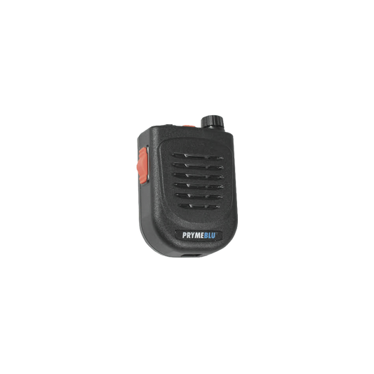 Micrófono bocina con Bluetooth con funciones de PTT y audio inalámbricas, compatible con adaptadores Pryme BLU, NX3000/5000 y Celulares, incluye adaptador de pared y cable USB