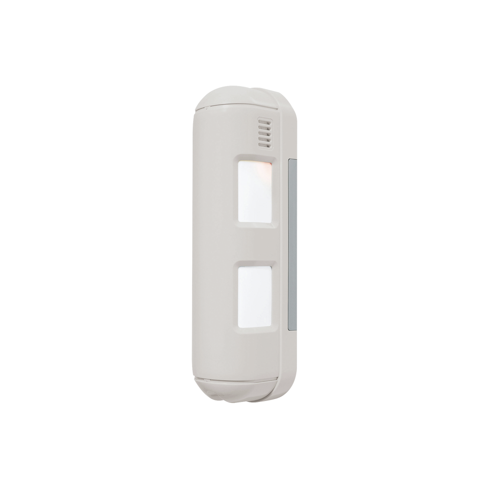PIR de doble cobertura, ideal para lugares angostos, fachadas o generar bardas virtuales hasta 24 metros