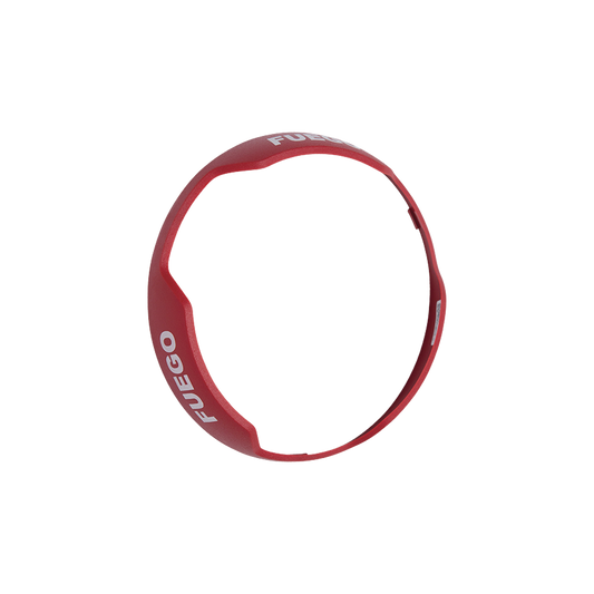 Bisel para Bocinas y Bocinas-Estrobos de Montaje en Techo / Color Rojo / Texto en Español / Paquete con 5 Piezas