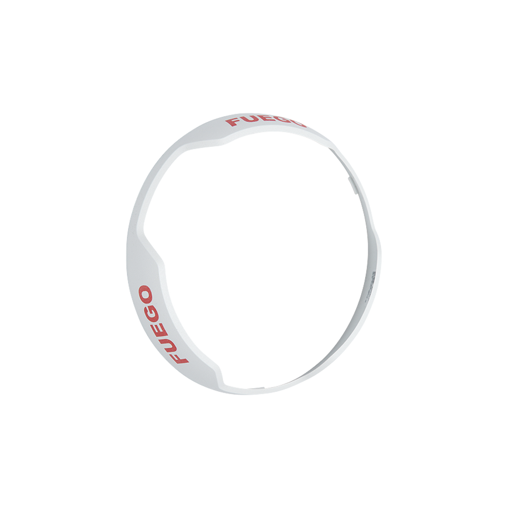Bisel para Bocinas y Bocinas-Estrobos de Montaje en Techo / Color Blanco / Texto en Español / Paquete con 5 Piezas