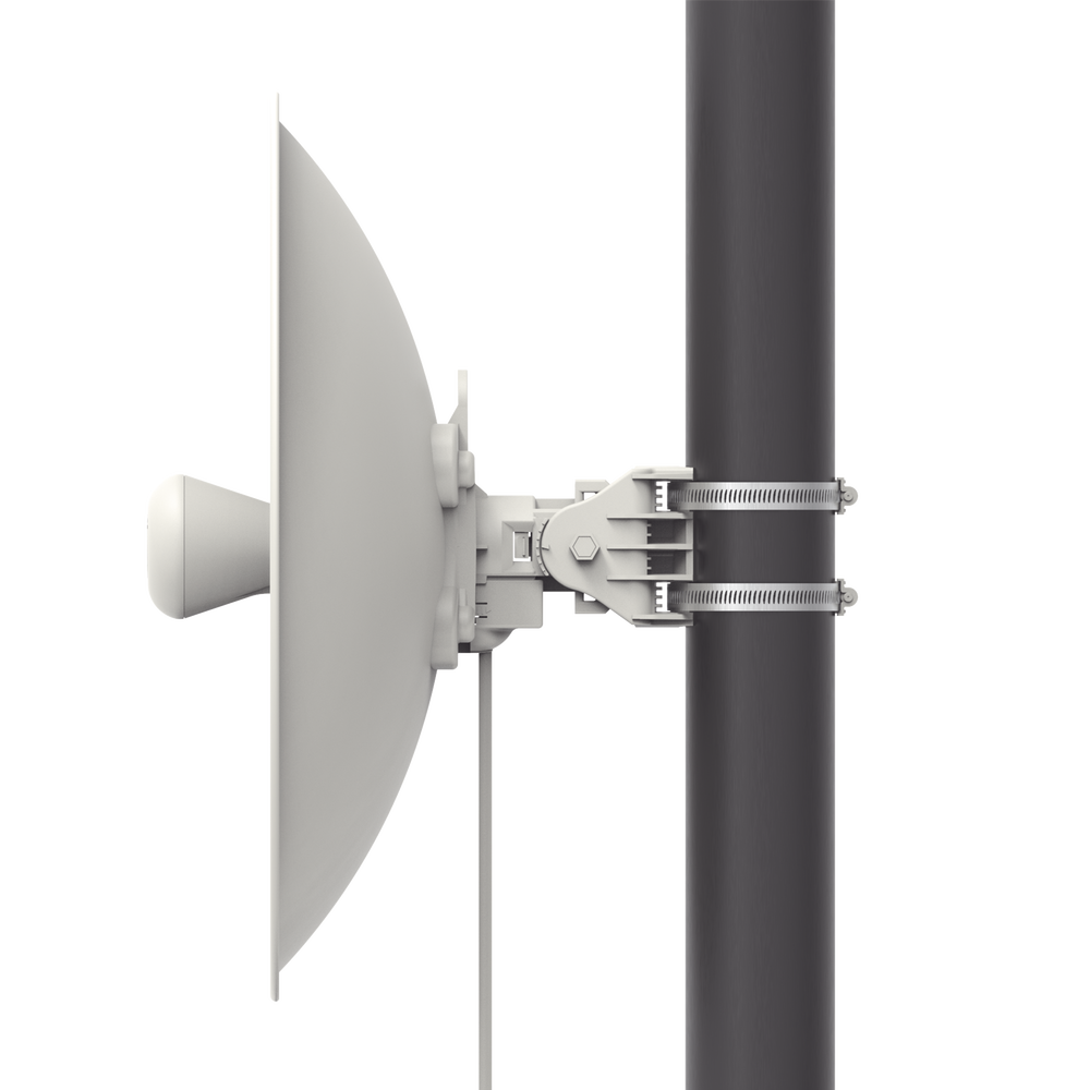ePMP Force 200L for high-interference areas, up to 200 Mbps, 4910 - 5970 MHz, 802.11n, 25 dBi antenna, low latency