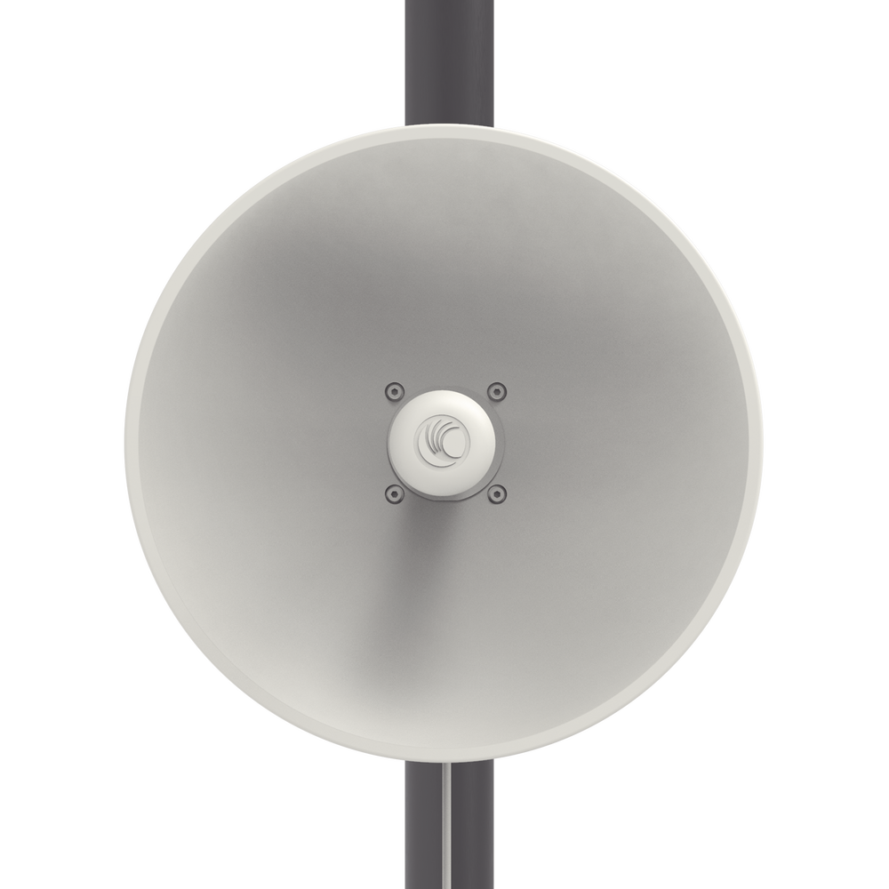ePMP Force 200L for high-interference areas, up to 200 Mbps, 4910 - 5970 MHz, 802.11n, 25 dBi antenna, low latency
