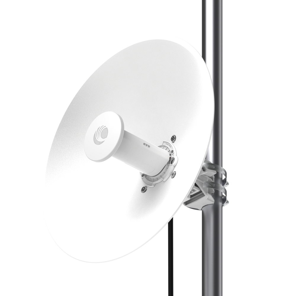 ePMP Force 4525L para zonas con alta interferencia, hasta 1+ Gbps, 5150 - 5920 MHz, 802.11 ax, Antena de 25 dBi, latencia baja