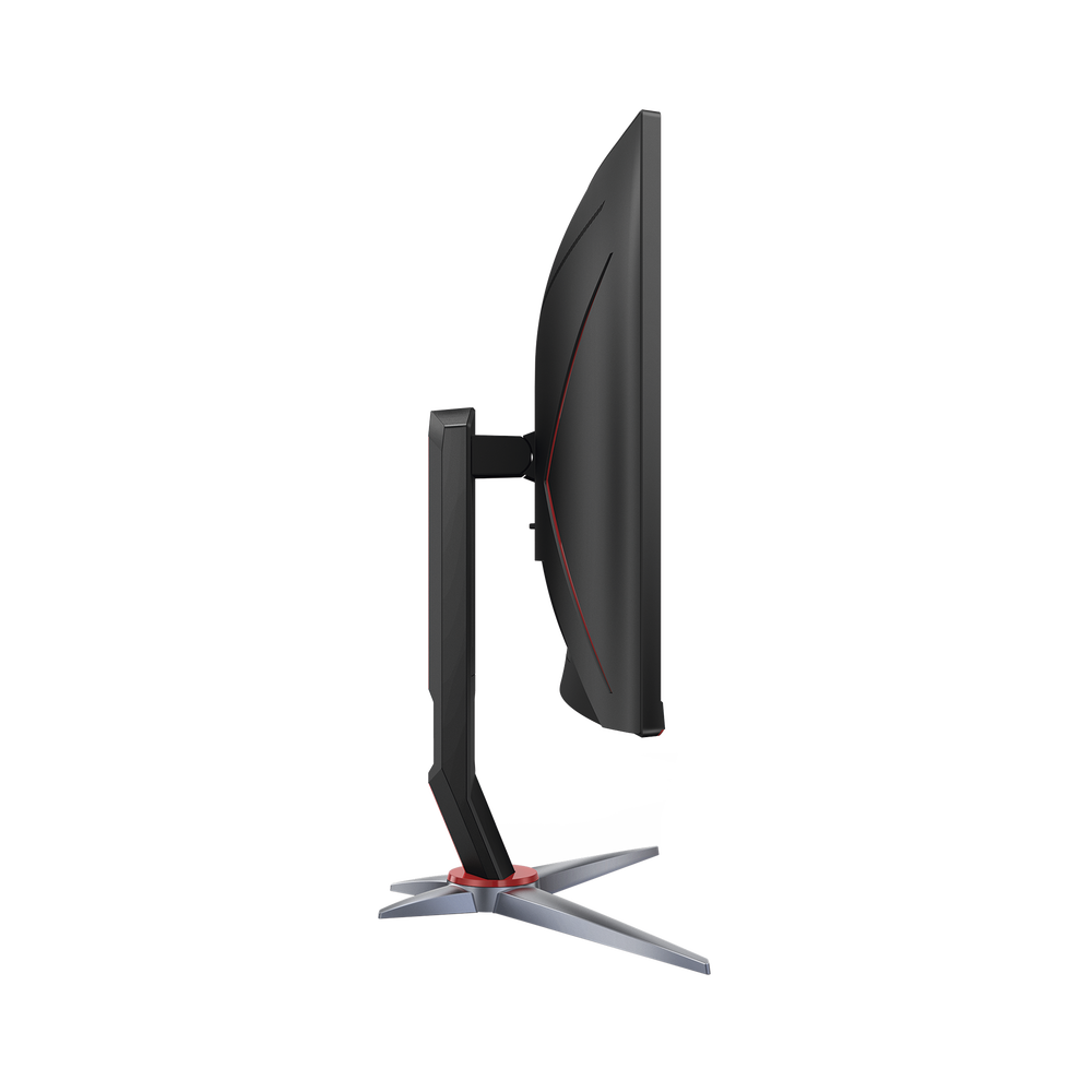 Monitor Curvo 27" GAMING W-LED VA, Resolución 1920 x 1080p 165Hz, con Entradas de Video VGA / HDMI / DISPLAYPORT .  Bisel Ultra Delgado. Soporta VESA