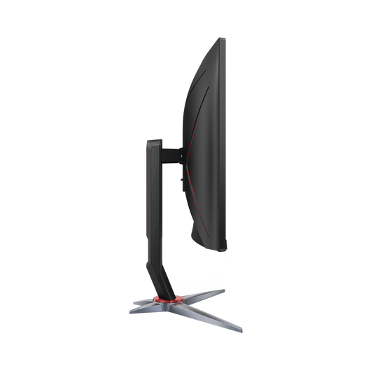 Monitor Curvo 27" GAMING W-LED VA, Resolución 1920 x 1080p 165Hz, con Entradas de Video VGA / HDMI / DISPLAYPORT .  Bisel Ultra Delgado. Soporta VESA