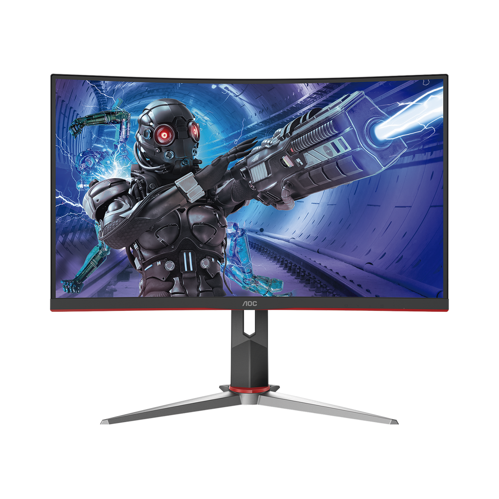 27" Curved GAMING W-LED VA Monitor, 1920 x 1080p 165Hz Resolution, with VGA / HDMI / DISPLAYPORT Video Inputs. Ultra Slim Bezel. VESA Support