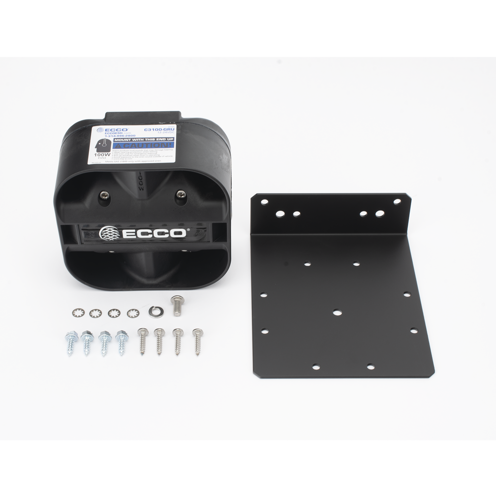 Bocina de 100 W para sirena con soporte universal