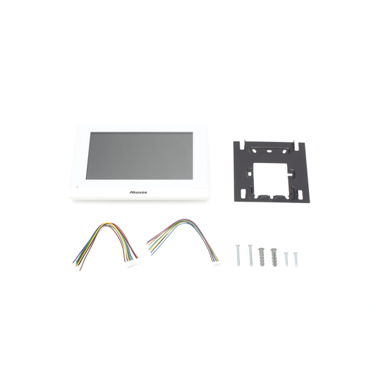 Monitor Interior IP / Wifi / PoE / Pantalla Touch 7" / 8 Entradas de Alarma para Sensores Cableados / Compatible con Videoporteros IP Akuvox