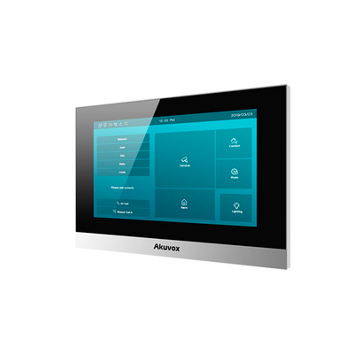Monitor Linux de 7 Pulgada para interior / Intercom SIP / Compatible con cualquier frente de calle AKUVOX / WIFI