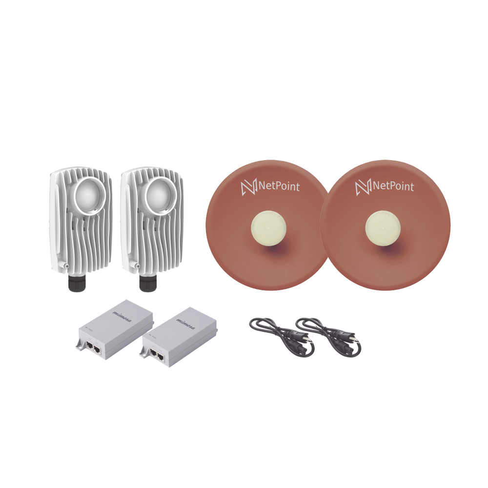 Modular Radio ("Integrated 8dB Antenna") up to 1.7 Gbps, (5.1 - 6.4 GHz), IP67, Automatic adaptation to the environment, Monitoring via the cloud, WiFi 6E technology