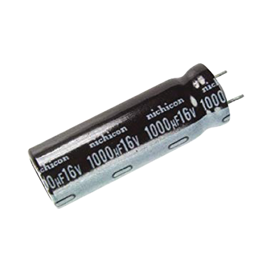 Capacitor Electrolítico de 680 uFd (o 1000 uFd), 16 Vcd para C1 y C3 del MONITOR COM-3010.