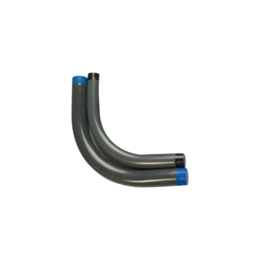 Tubo Conduit de 3/4” (19 mm) rígido de aluminio PVC de 3.05 m con cople.