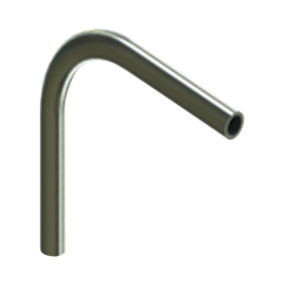 Codo de 90° de 2" (52mm) pared delgada galvanizado etiqueta verde