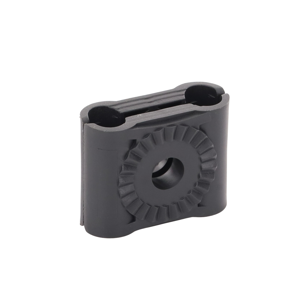 Paquete de 10 Sujetadores Plasticos Para Cable Coaxial de 3/8"