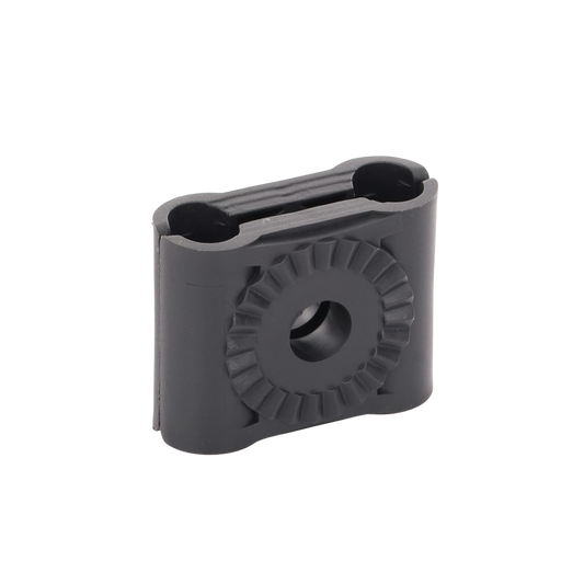 Paquete de 10 Sujetadores Plasticos Para Cable Coaxial de 3/8"