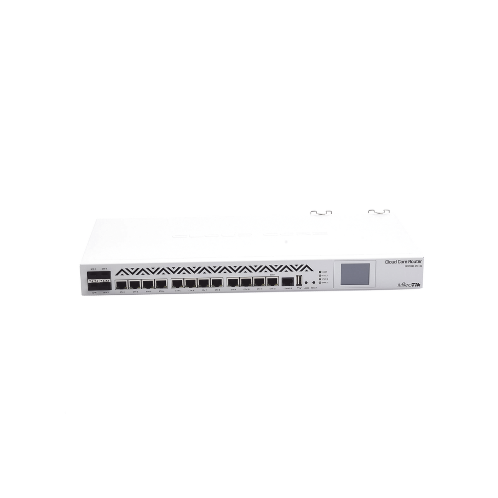 (CCR1036-12G-4S-EM) Cloud Core Router, 36 Core CPU, 12 Gigabit Ethernet ports, 4 SFP ports and 8 GB Memory