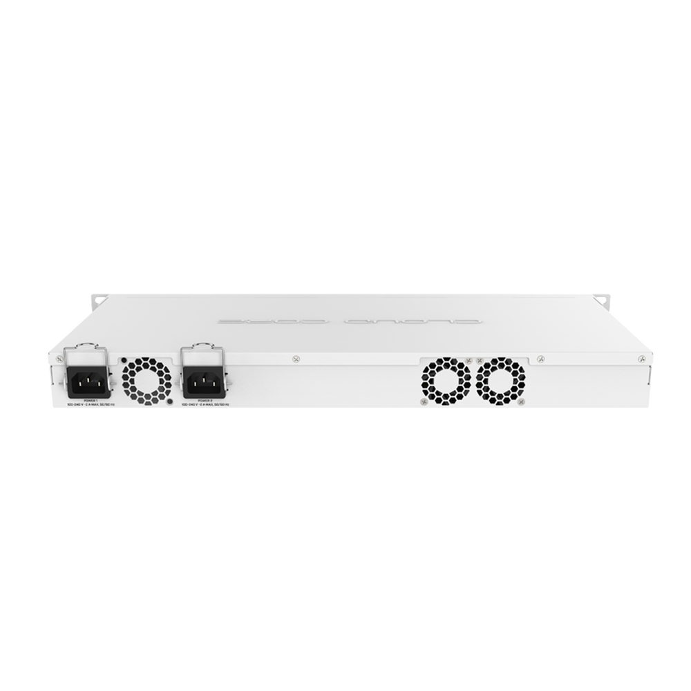 (CCR1036-8G-2S+EM) Cloud Core Router, 36 Core CPU, 8 Gigabit Ethernet ports, 2 SFP+ ports and 8 GB Memory