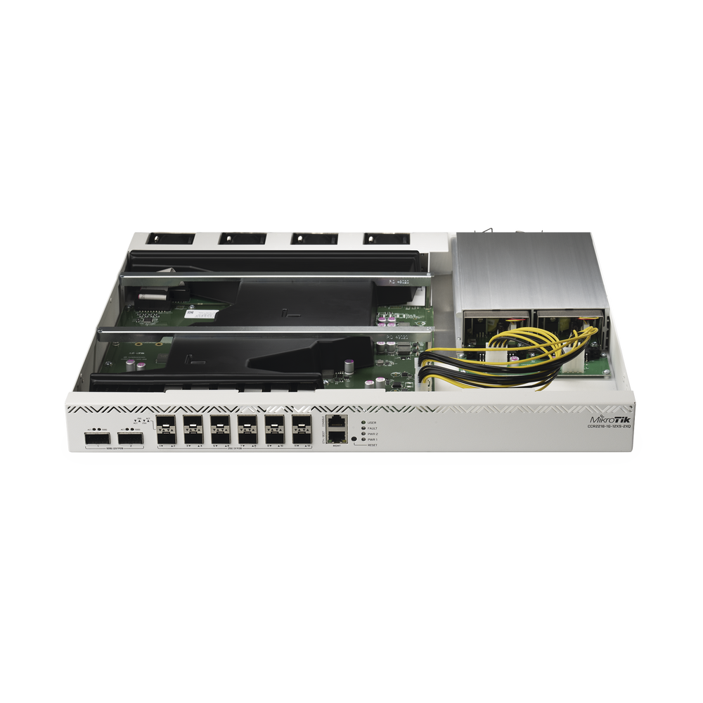 CCR2216-1G-12XS-2XQ, 16 core CPU, 12 SFP28 25 Gbps, 2 QSFP28 100 Gbps