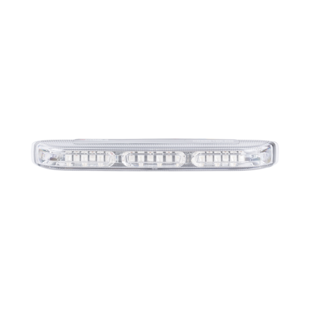 Luz direccional led con montaje: color- dual , estrecho, superficie y rejilla, 69 patrones de flash, 12-24vdc, rojo / azul